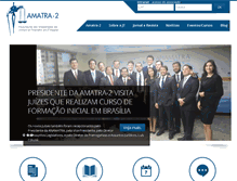 Tablet Screenshot of amatra2.org.br